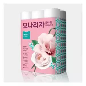 모나리자 플라워 2겹 40m 30롤 1팩 화장지 휴지 두루마리_JS 531257