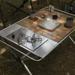 블루폴 마틴 IGT 3종 풀세트 캠핑 롤 테이블 플레이트 포터블 가스버너