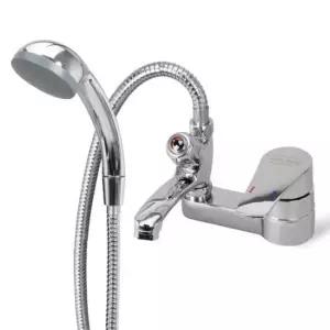 [생활] 보급형 샤워 겸용 세면기 SJ-104 대붙이 한개 레버식 온냉수 혼합 꼭지