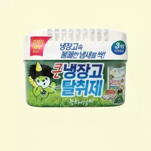 대용량 냉장고 탈취제 녹차향 420g 강력 냄새제거 김치냉동고용 소취제
