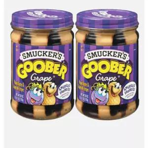 구버잼 포도땅콩버터 스머커스 510g 1+1스프레드