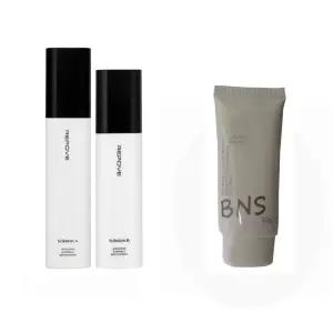 리포브 AB 솔루션 세럼 부스터 2종 선물 BNS 3중(미백 주름 자외선차단) 기능성 백탁현상 없는 선크림