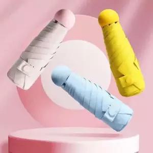 케이스포함 양산겸용 미니우산 편한 3단 WFFOCT1