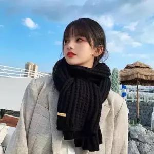 니트 눈꽃 목도리 편한 WFFOCO0