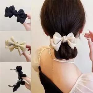 당고머리 편한 미니리본 집게핀 WFFOCNX