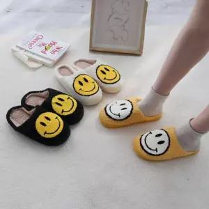 로에드 털슬리퍼 거실 스마일 실내화 학교 WFFR3GV