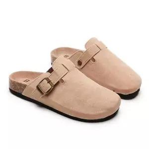 남성슬리퍼 실내화 블로퍼 뮬 스웨이드 샌달 WFFPQ1P