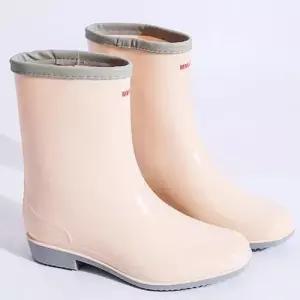 레인부츠 데일리 유광 여성 기장 롱 캐주얼 WFFPMUU