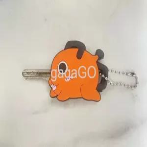 체인소맨 포치타 만화 키 커버 케이스 액세서리  귀여운 열쇠 고리 체인 키링 굿즈 