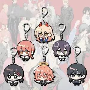 애니메이션 체인소맨 마키마 하야카와 아키 파워 레제 키체인 귀여운 아크릴 키링 