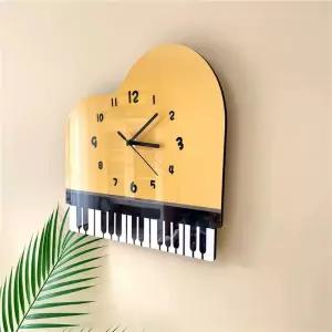 벽시계 벽 음표시계 교실 소품 음표 피아노학원 음악 시계