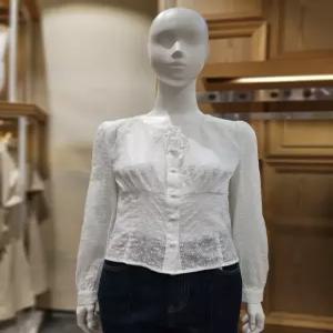 [플라스틱아일랜드] 플라스틱아일랜드 턱디테일블라우스 PR2WB364