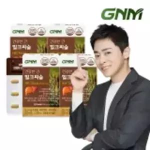 GNM 조정석 건강한 간 밀크씨슬 4박스(총 4개월분)/ 간건강 실리마린 비타민B 판토텐산