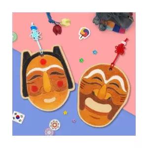 [하하당] 전통탈 손거울 2종세트