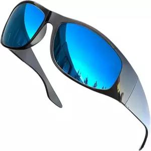 그라인더펀치 편광 슈퍼 다크 선글라스 카테고리 4 민감한 눈의 빛 민감성을 위한 추가 블랙아웃 렌즈