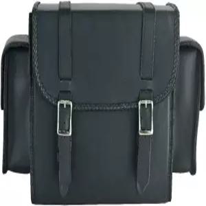 할리 데이비슨 인디언 야마하 스즈키 모터사이클 합성 가죽 유니버설(브레이드)에 맞는 블랙 시시 바 백