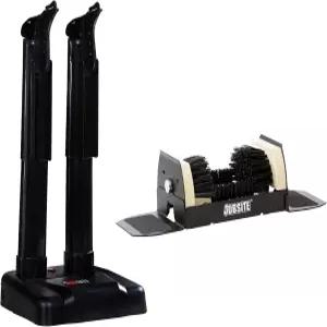 헤비 듀티 부츠 스크래퍼가 장착된 잡사이트 건조기 - 작업화 장갑 및 신발을 위한 무소음 신발 워머 무풍