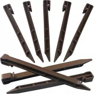 크리스마스 연휴 풍선 정원 장식을 위한 10인치 플라스틱 말뚝 8개의 PCS 조경 앵커링 가장자리가 지면