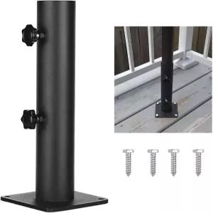 반루그 파티오 우산 베이스 헤비 듀티 홀더 야외 스탠드 데크 도크 보트 코트야드 발코니 정원 폰툰 피크닉