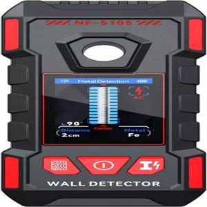 스터드 파인더 우드 메탈 스터드용 업그레이드된 지능형 칩이 장착된 충전식 벽 스캐너 AC 와이어 조이스트