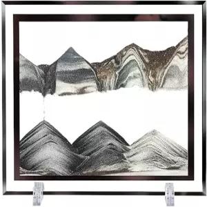 라엔시 무빙 샌드 아트 픽처 심해 다이내믹 8D 샌드스케이프 인 모션 오피스 데스크톱 데코 장난감