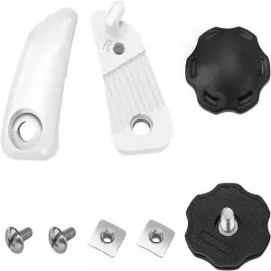 홍카도르 로크 턱끈 패스너 키트 및 축구 헬멧 엄지 나사 - 리델 스피드 플렉스 턱끈에 적합하며 턱끈을