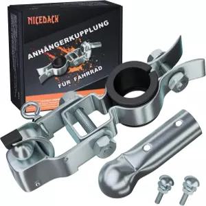 자전거용 NICEACK 트레일러 히치 화물 커플링 내구성 있는 강철 소재 일반 자전거 시트 포스트 식료품/캠핑