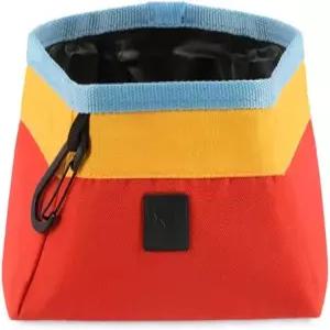 P.L.A.Y. 접이식 개 물 및 음식 그릇 - 훌륭한 여행 이동 중 하이킹 야외 휴대용 평평 방수 간편한 청소