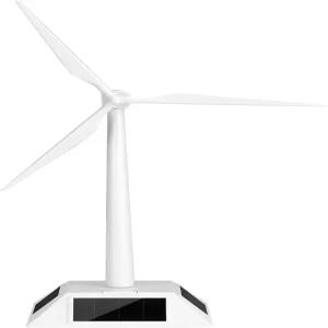 태양광 발전 풍차 모델 조립된 회전 풍력 터빈 발전기 과학 교육 도구 DIY 책상 홈 데코 공예 선물