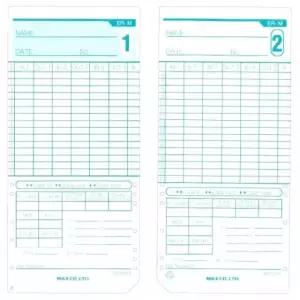 출퇴근카드.100매 출퇴근기록기 출근기록 맥스 ER-M 1개 [f1292F0]