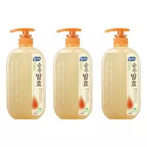 펌프 참그린 용기 순수발효곡물 라이온코리아 750g 3개입 [f84AEC9]