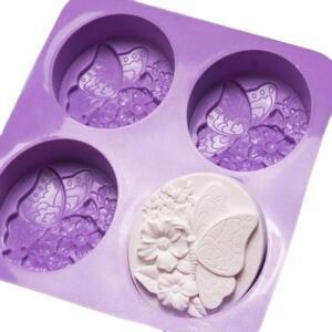 [2개구성] 제휴업체 공예 레진 몰드 모양 실리콘 나비 비누 아트 틀 재료 만들기 diy 수제 LWE40F68
