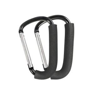 유모차 후크, 6.3인치 대형 클립, 가방 걸이 및 쇼핑용 후크 2팩, 엄마용 액세서리, 카라비너