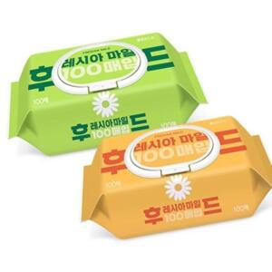 [2개구성] 쌍용 후레시아 마일드 물 캡형 100매 5개 각 AEWA41883