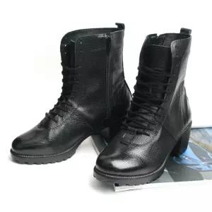 1223 여성워커 중굽 통굽워커 가죽제품 수제화 국내 awx4+5GLH