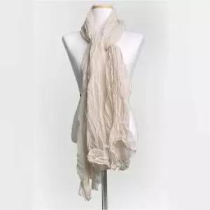 패션소품 스카프 무지 주름 롱 스카프 목도리 6color 데일리 기본