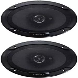 켄우드 KFC-6966S 6 x 9 인치 400 와트 3 방향 플러시 마운트 동축 자동차 스피커 쉽게 설치 - 쌍