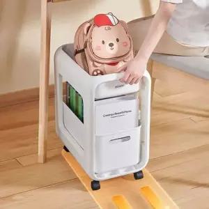 히키스 부드러운 2단 수납 서랍형 슬라이딩 이동식 트롤리 ecoco