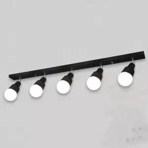 [데코] 볼 레일등 인테리어 레일 조명 식탁 조명 5등 흑색