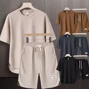 트레이닝세트 남자 여름 반팔 운동복 셋업 츄리닝