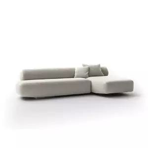 구름 라운드 모듈소파 패브릭 아쿠아 소파 스크래치방지 방수 3인용