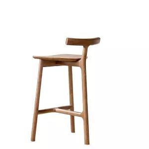 북유럽 원목 바체어 아일랜드 식탁 홈바 높은 의자 디자인