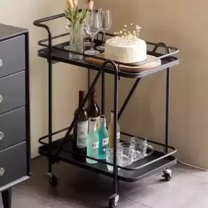 이동식 수납장 선반 철제 인테리어 음식 왜건 바퀴형