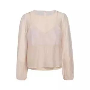 백화점 JJ지고트 실키 뷔스티에 레이어드 블라우스 GS4N0BL401