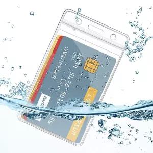 PVC 방수 카드 커버 명찰 사원증 투명 홀더 DD-12358 Zsr7+7iCK