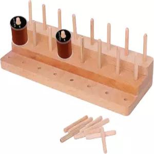 우수리스 나무 플라이 타이잉 스레드 스풀 스탠드 플라이와 지그를 묶기 위한 홀더 정리함