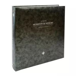 4R 접착 앨범 45매 그레이 바인더 자유식 대형 포토 사진첩