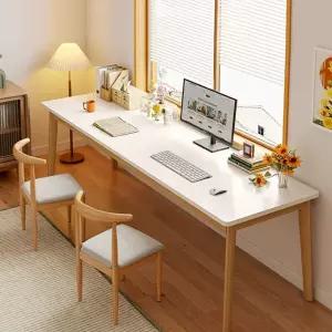 서재테이블 일자책상 2000 실 고등학생 선반책상 긴