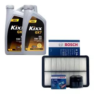 그랜져HG 2.4 가솔린 엔진오일 킥스 G1 5W30 5리터 보쉬 오일필터 에어필터 패키지