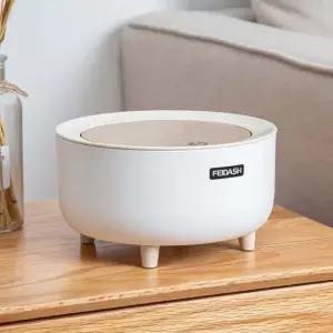 모던 인테리어 원터치 원형 휴지통